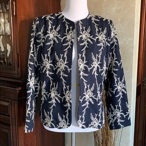 BFA Basics Embroidered floral jacket